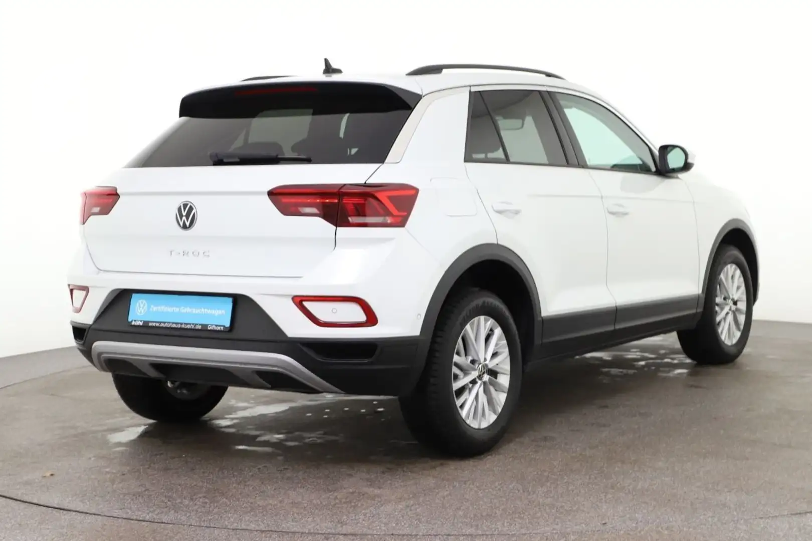 Volkswagen T-Roc 1.0 TSI Life LED+ Navi App Weiß - 2