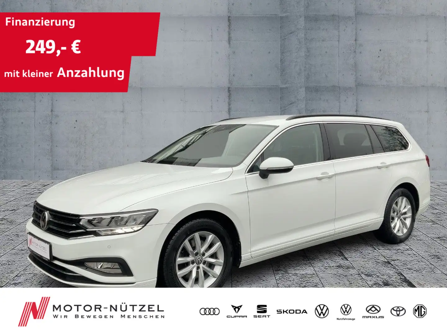 Volkswagen Passat Variant 1.5 TSI DSG BUSINESS LED+NAV+ACC Weiß - 1