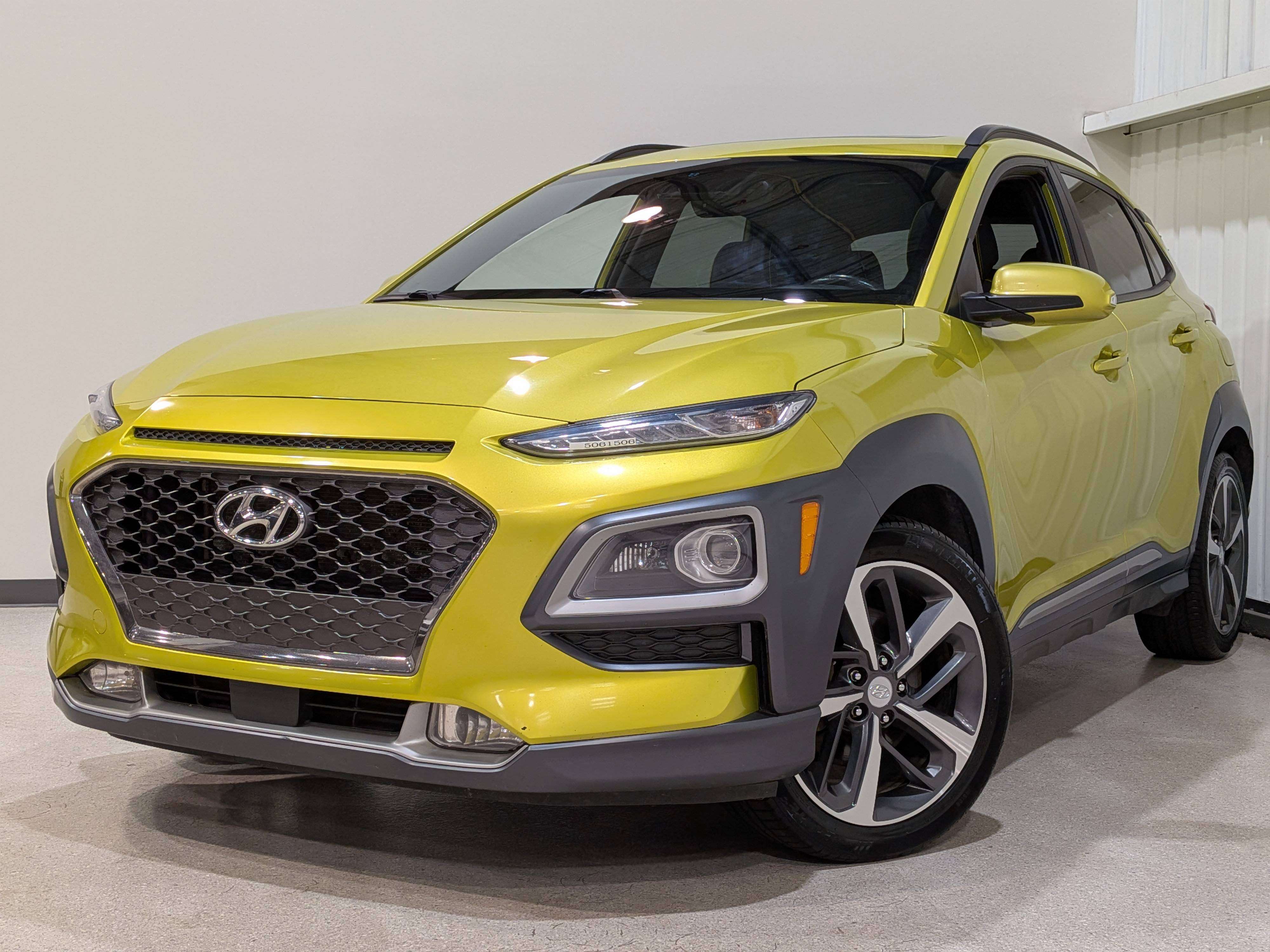 2019 Hyundai Kona Ultimate, AWD, Carplay, Volant chauffant, Navi