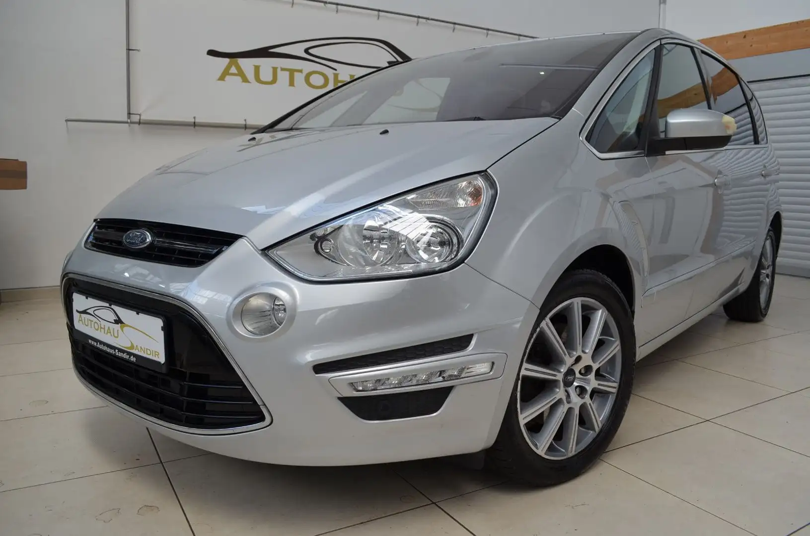 Ford S-Max 2.0 TDCi Titanium Autom. ~Klimatr.~MFL~PDC Plateado - 1