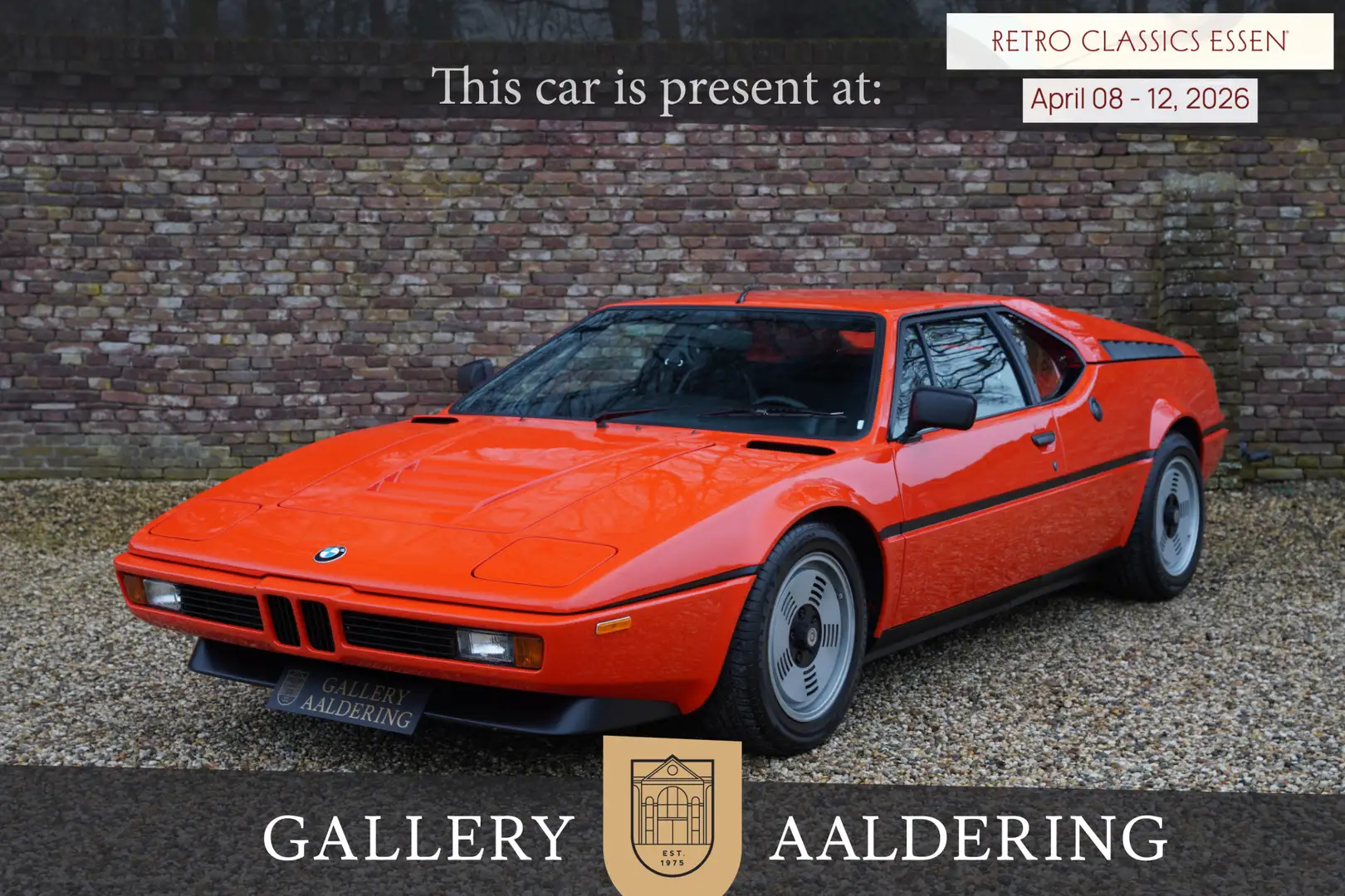 BMW M1 "Factory Test Car - No.3 built by factory" Third M Naranja - 1