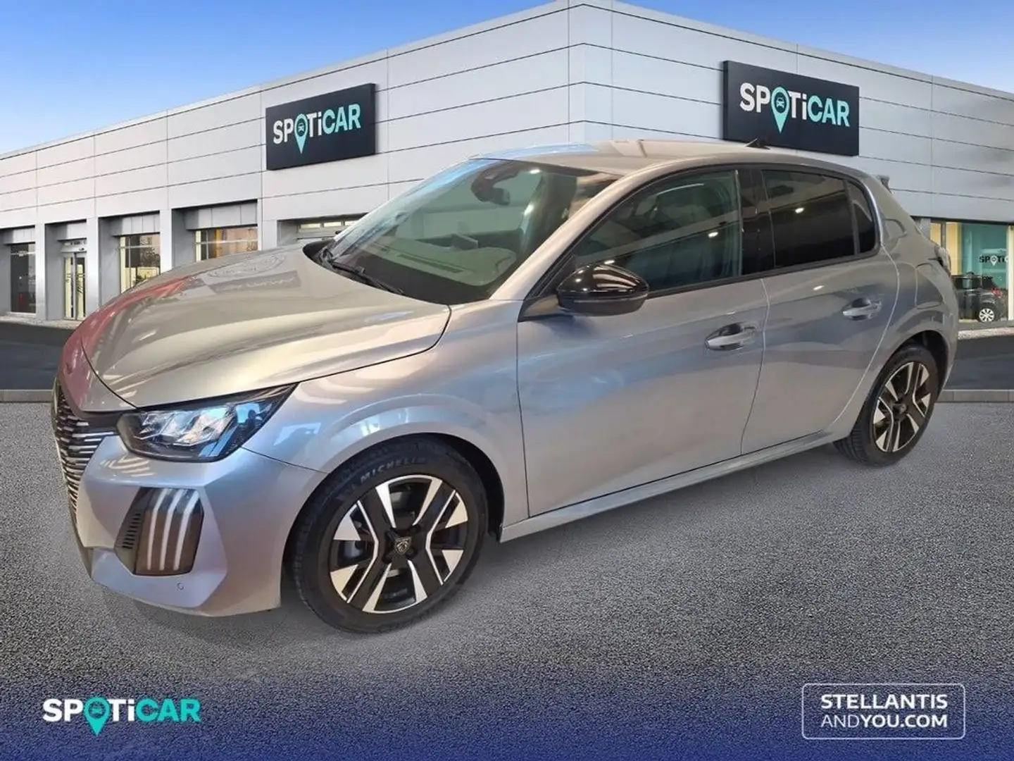 Peugeot 208 Gasolina 100 S&S 6 Vel. MAN Allure Gris - 1