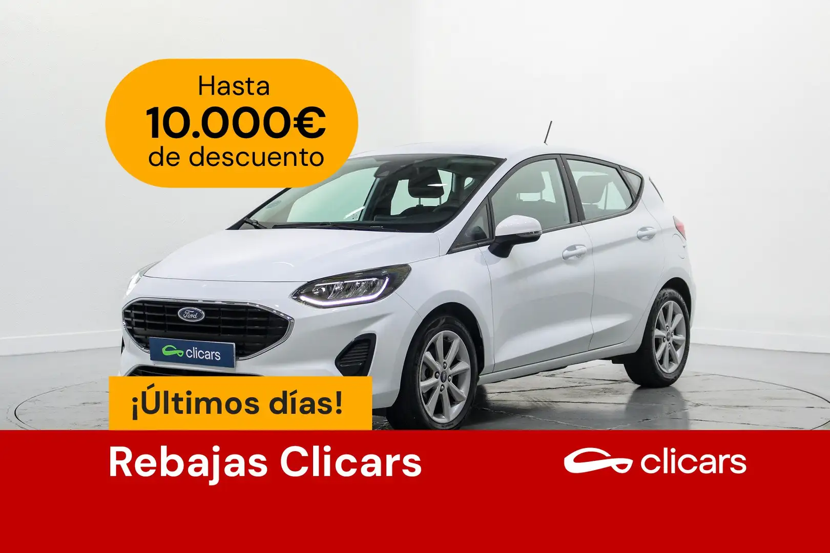 Ford Fiesta 1.0 EcoBoost Trend 100 Blanco - 1