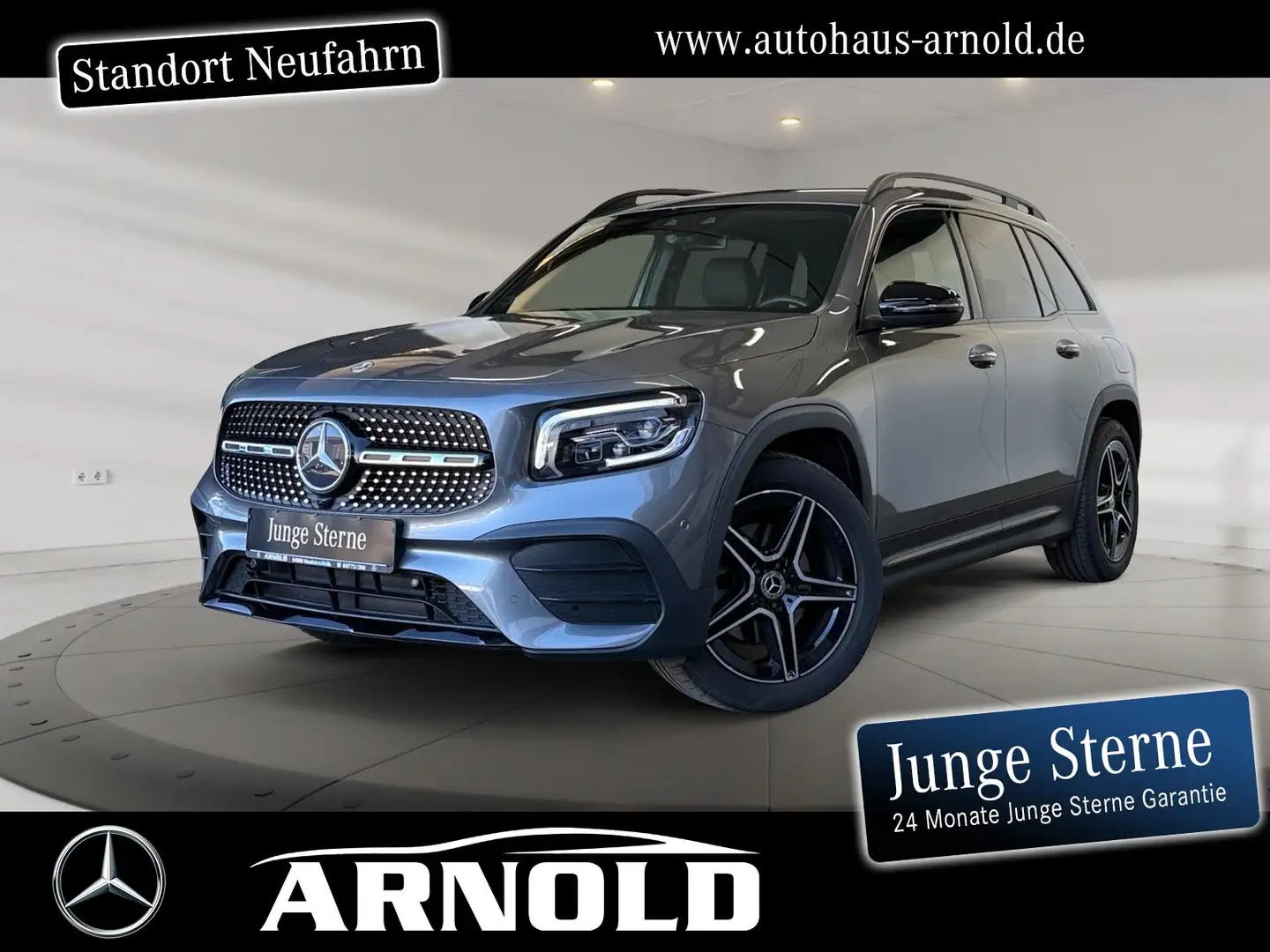 Mercedes-Benz GLB 220 GLB 220 d 4M AMG-Line AHK MULTIBEAM Night Navi ! Grau - 1