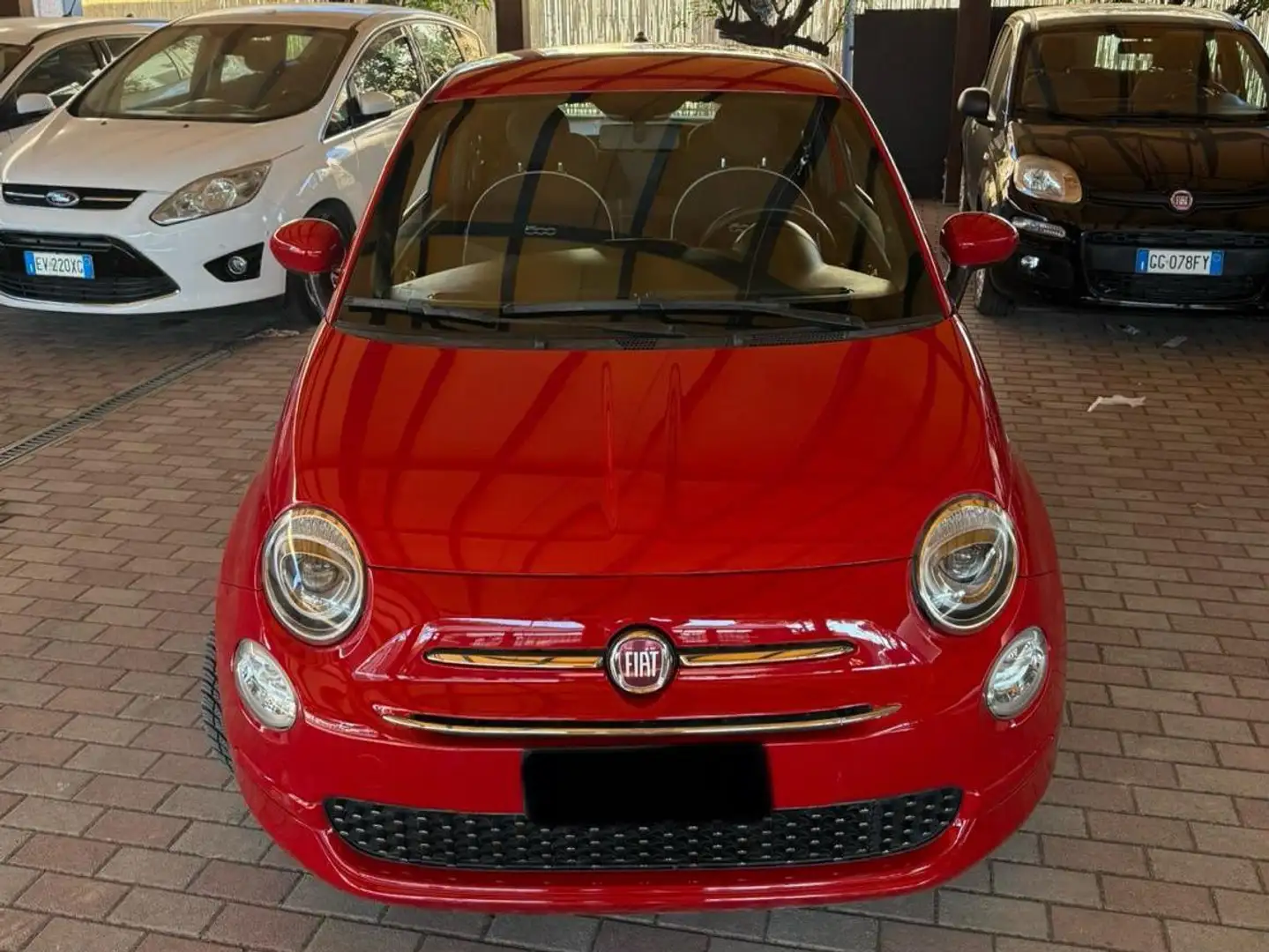 Fiat 500 500 1.0 HYBRID-LOUNGE-PRONTA CONSEGNA Rot - 2