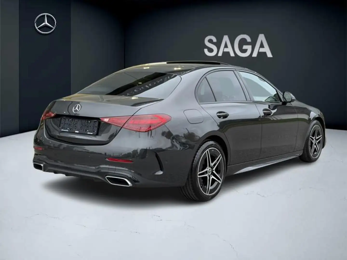 Mercedes-Benz C 180 AMG Pack Night Toit ouvrant Grijs - 2