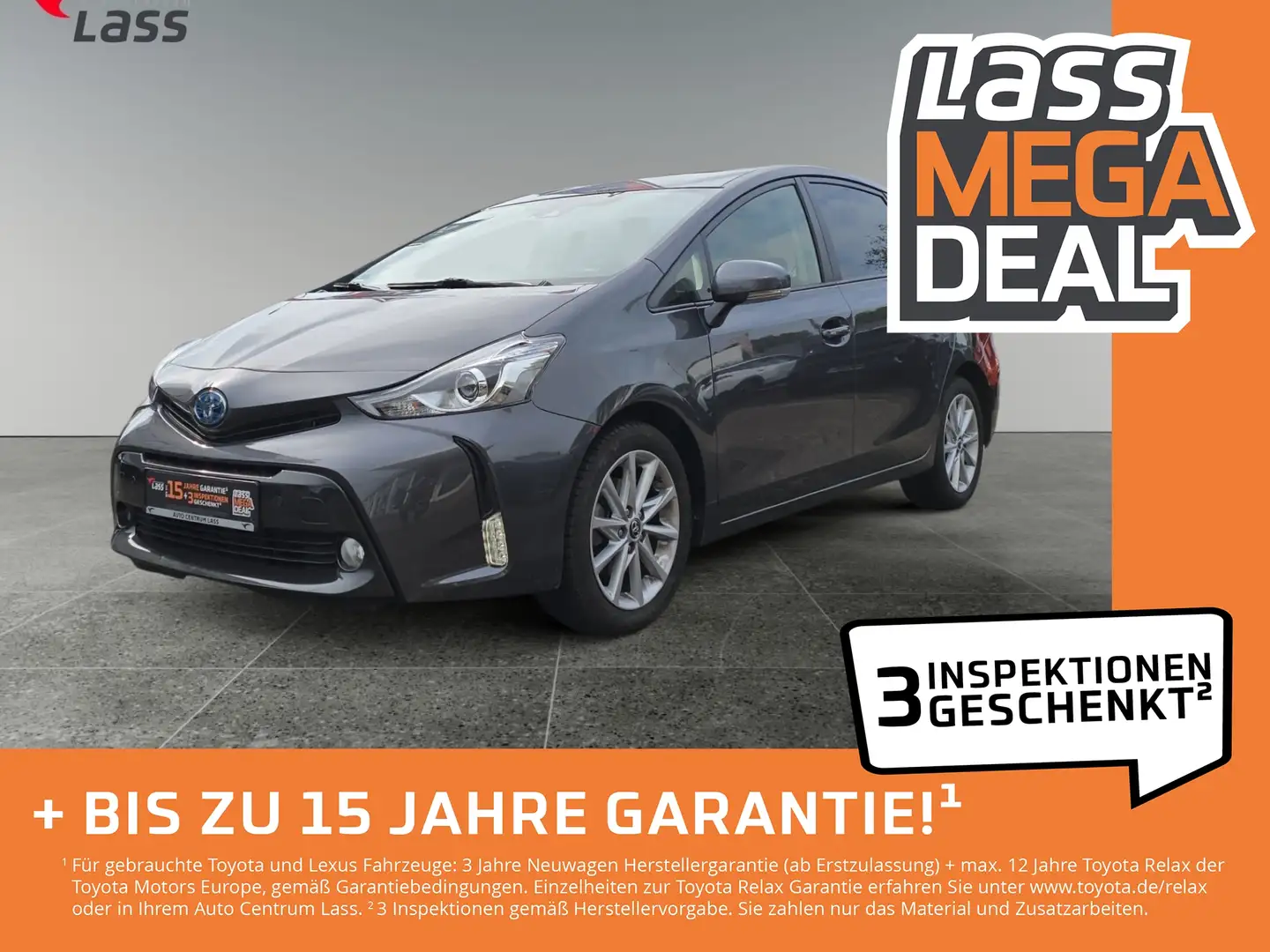 Toyota Prius+ 1.8 Hybrid Comfort Klima+Kamera+7-Sitzer Grau - 1