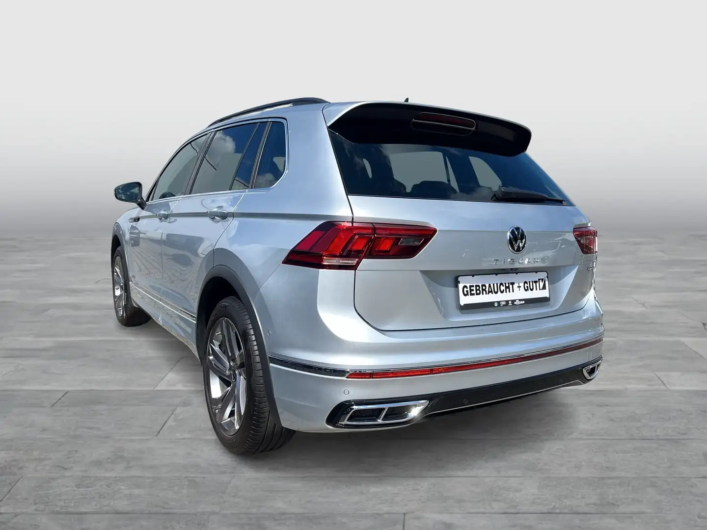 Volkswagen Tiguan 2.0 TSI R-Line 4M Navi-Pro Leder Pano AHK Silber - 2