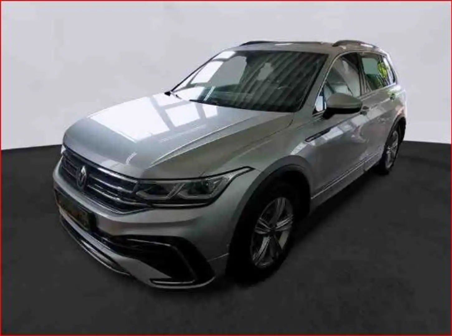 Volkswagen Tiguan 2.0 TSI R-Line 4M Navi-Pro Leder Pano AHK Silber - 1