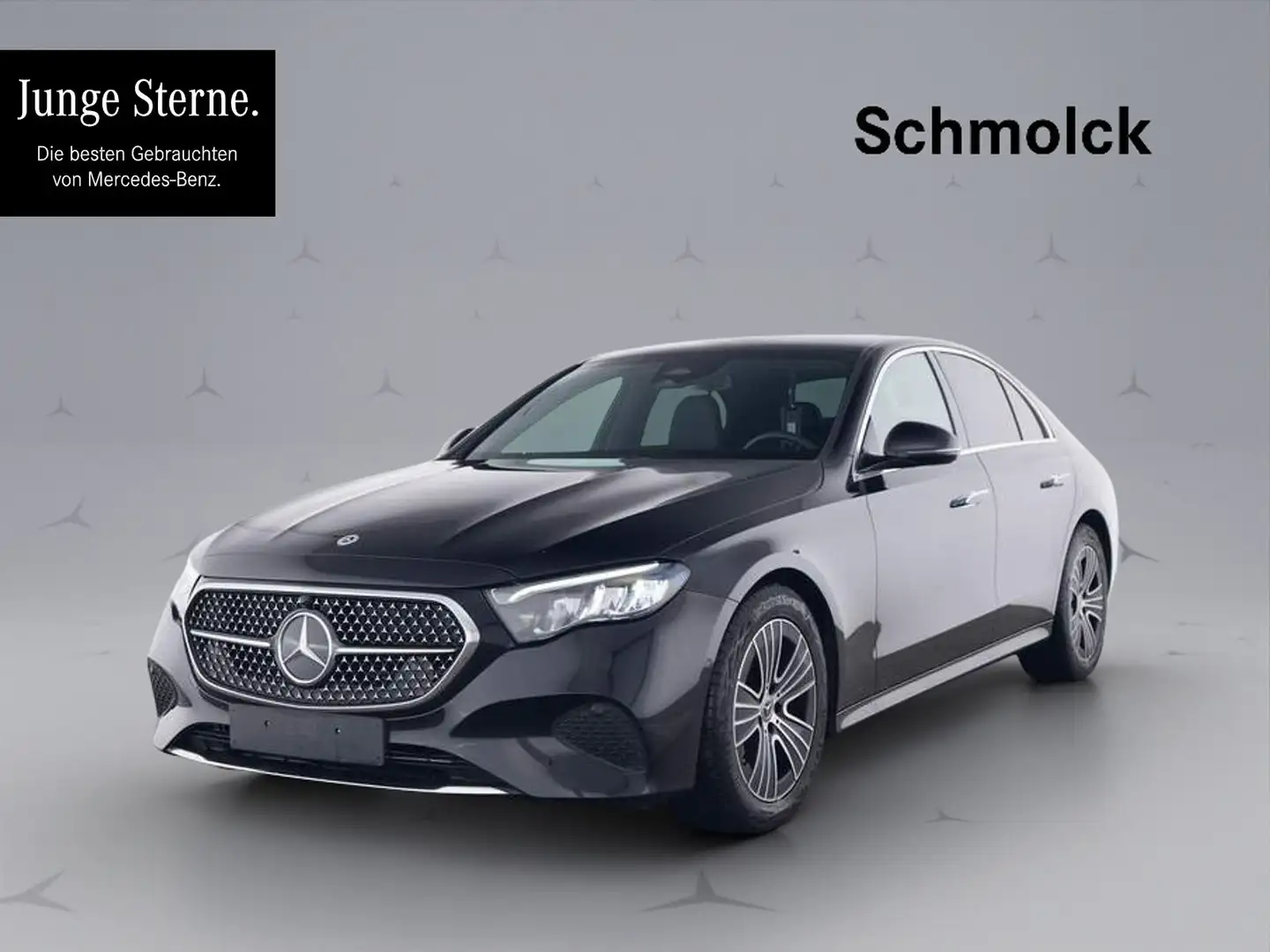 Mercedes-Benz E 200 AVANTGARDE+9G+LED+MBUX+KEYL+DSTR+TOTW+SPUR Zwart - 1
