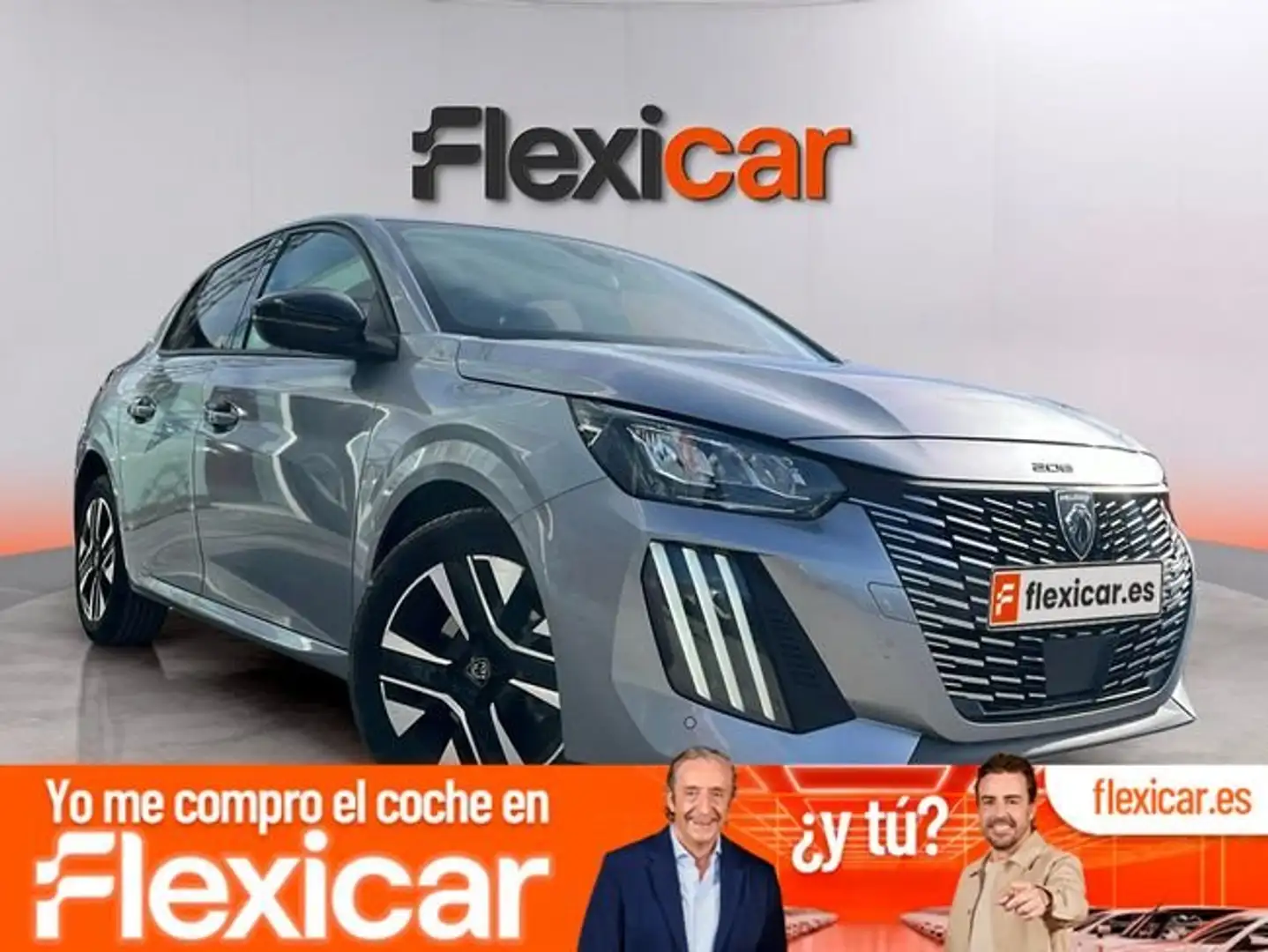 Peugeot 208 Allure Gasolina 100 S&S 6 Vel. MAN Gris - 1