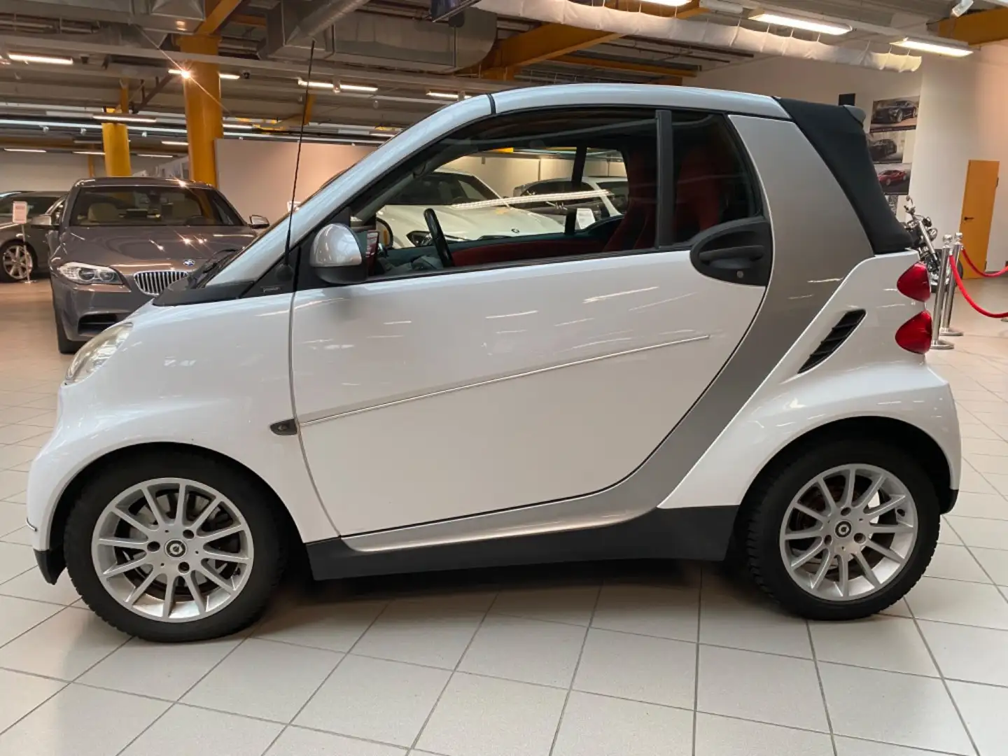 smart forTwo Cabrio MHD|Klima|AUX|CD|Euro4|Start/Stopp Argento - 2