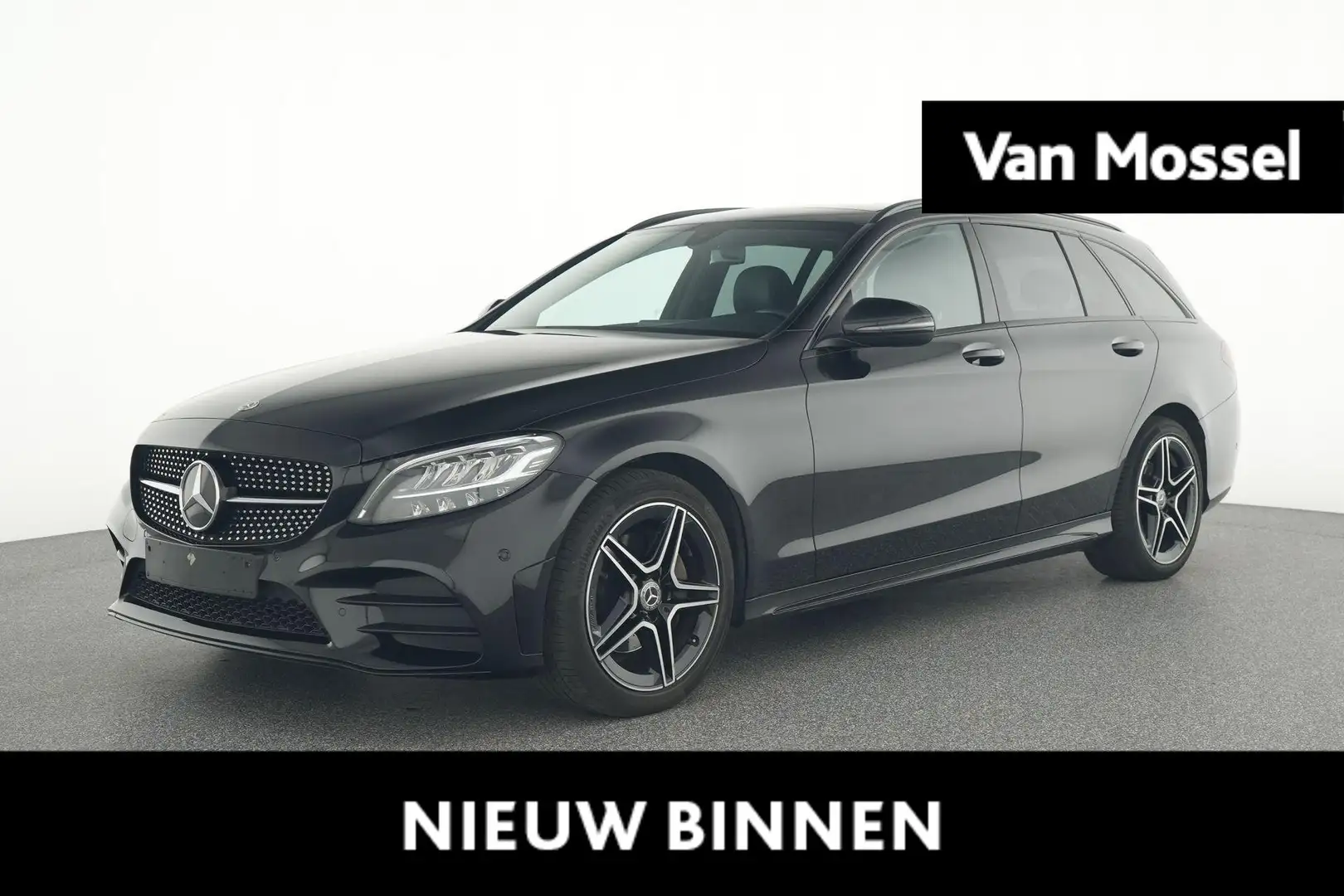 Mercedes-Benz C 200 200d AMG Line Estate + PANORAMISCH DAK + TREKHAAK Schwarz - 1