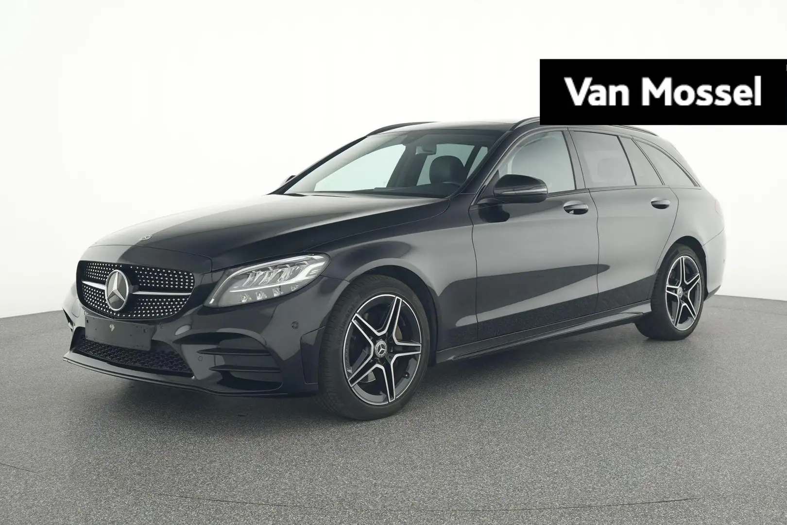 Mercedes-Benz C 200 200d AMG Line Estate + PANORAMISCH DAK + TREKHAAK Zwart - 1