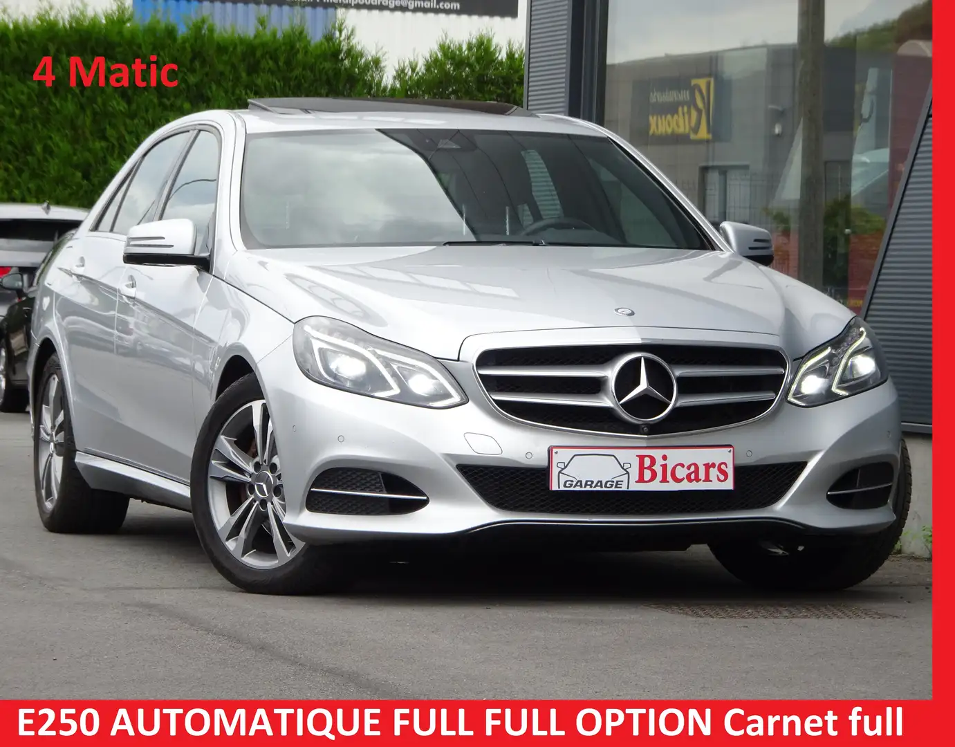 Mercedes-Benz E 250 CDI 4-Matic Avantgarde FULL OPTION CARNET 1er Prop Argent - 1