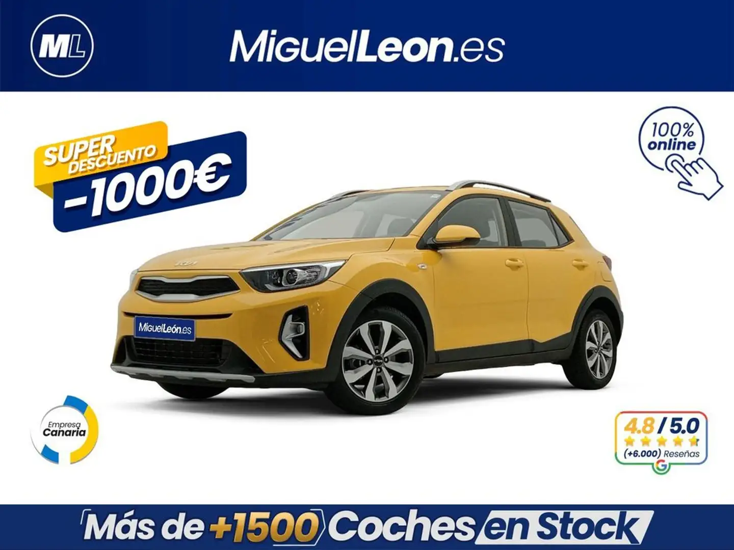 Kia Stonic 1.0 T-GDI CONCEPT 100cv Amarillo - 1