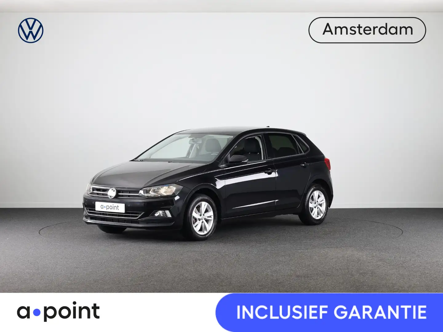 Volkswagen Polo 1.0 TSI Comfortline 95 pk | Navigatie | Parkeersen Zwart - 1