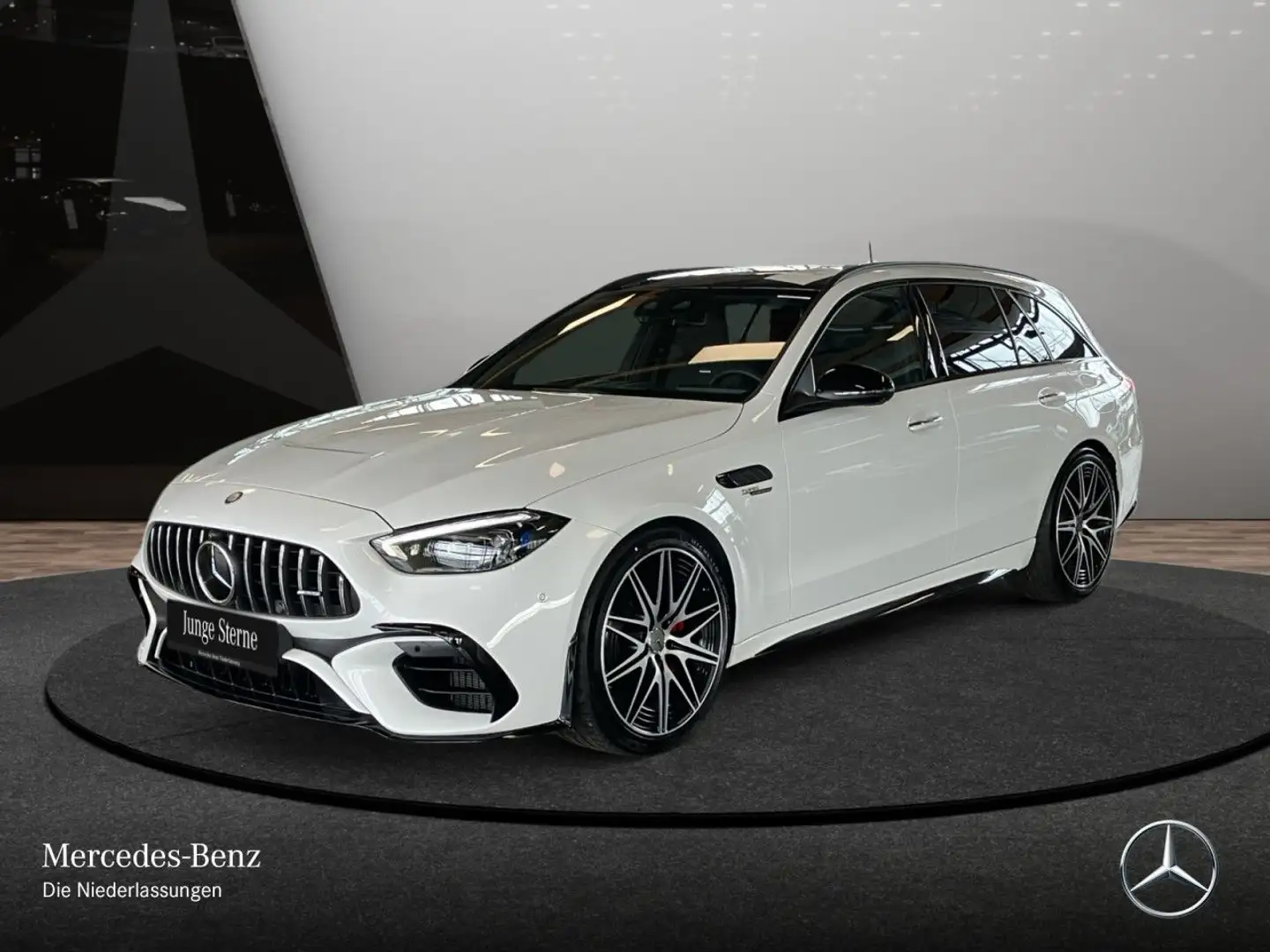 Mercedes-Benz C 63 AMG C 63 S E T-Modell NIGHT+DRIVERS+PANO+360+BURMESTER White - 2