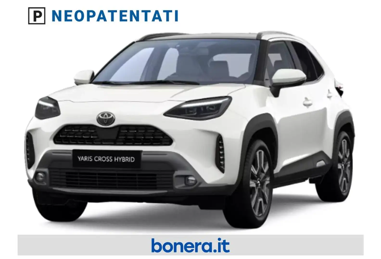 Toyota Yaris Cross 1.5h Lounge fwd 130cv e-cvt Bianco - 1