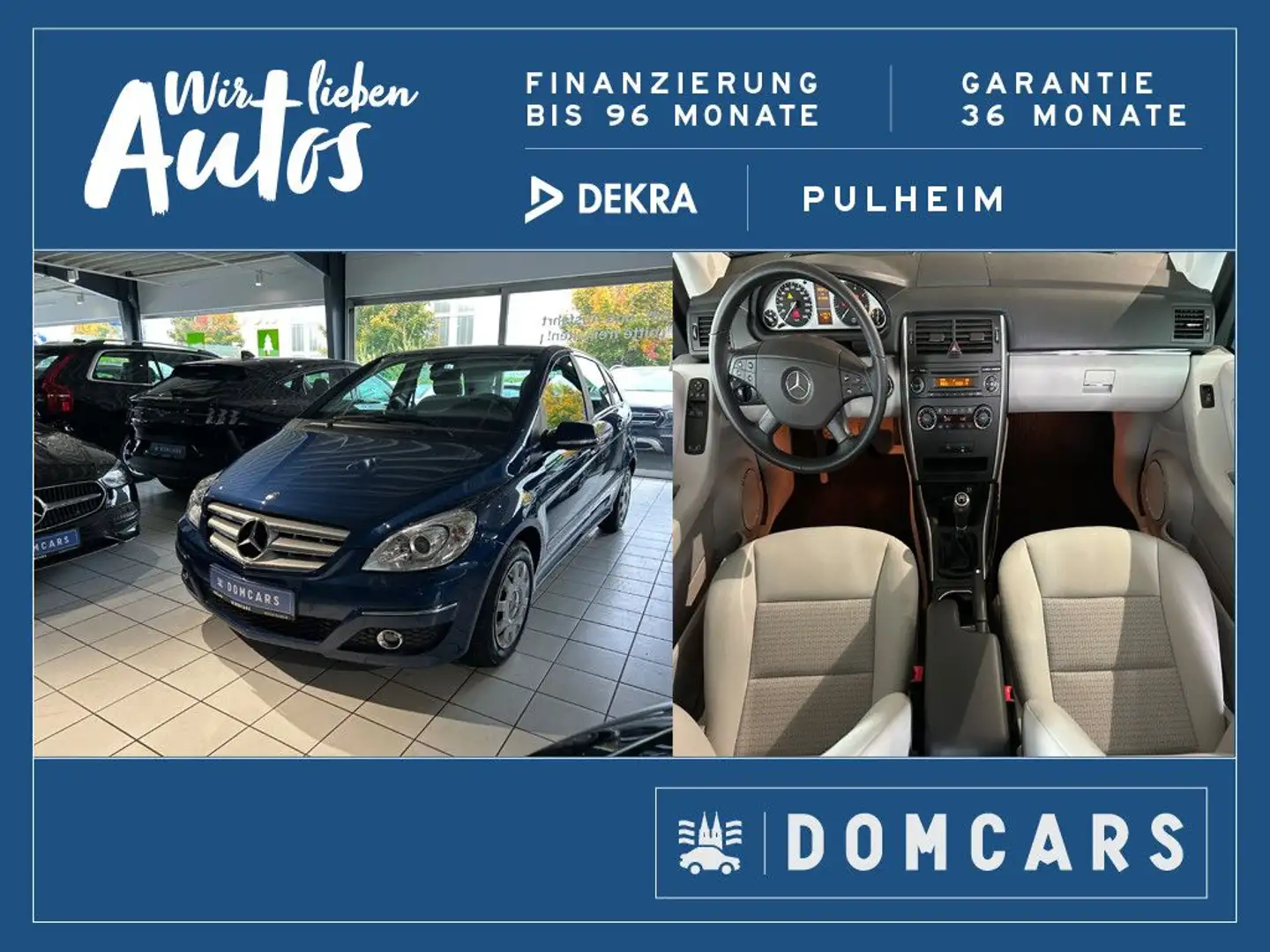 Mercedes-Benz B 180 /KLIMA/PDC/NUR 61.000 KM/GARANTIE/I.HAND/ Blauw - 1