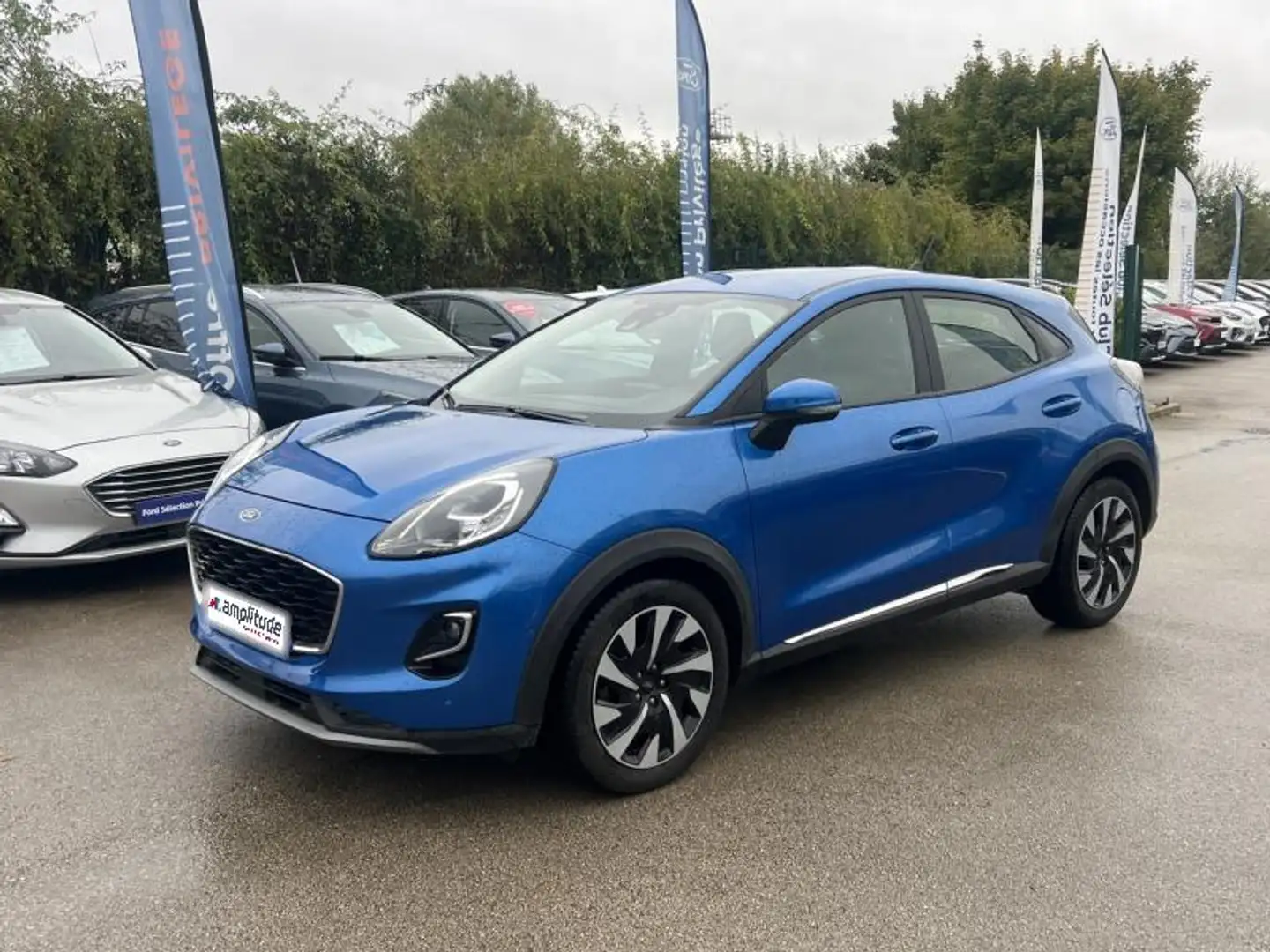 Ford Flex 1.0 Flexifuel 125ch S\u0026S mHEV Titanium Business Bleu - 1