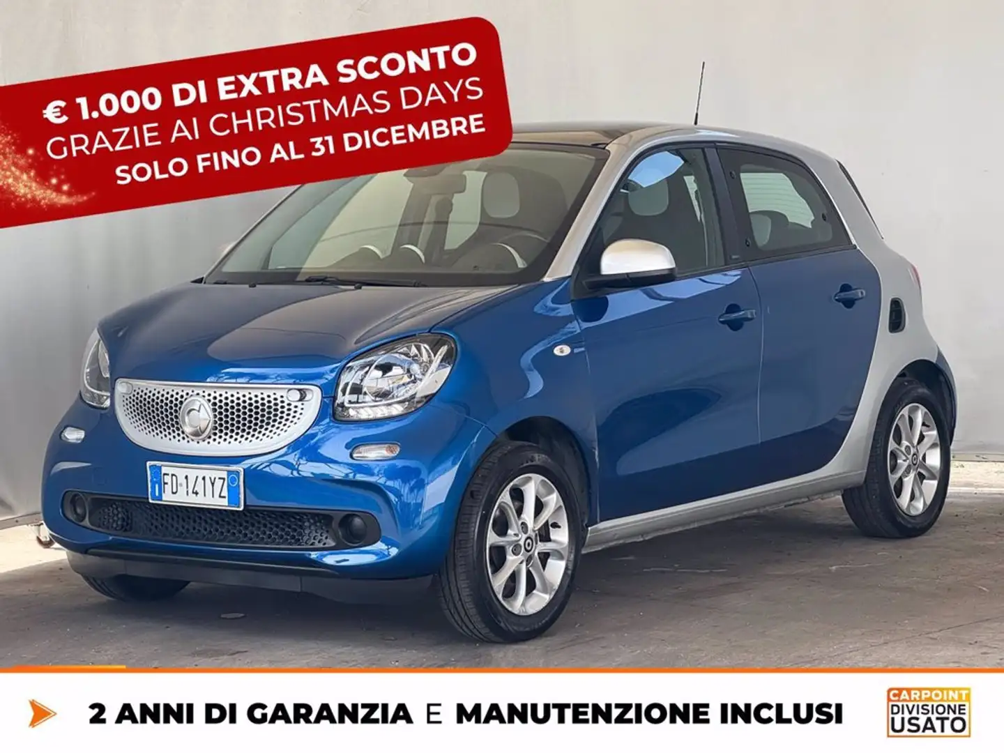 smart forFour 1.0 passion 71cv Kék - 1