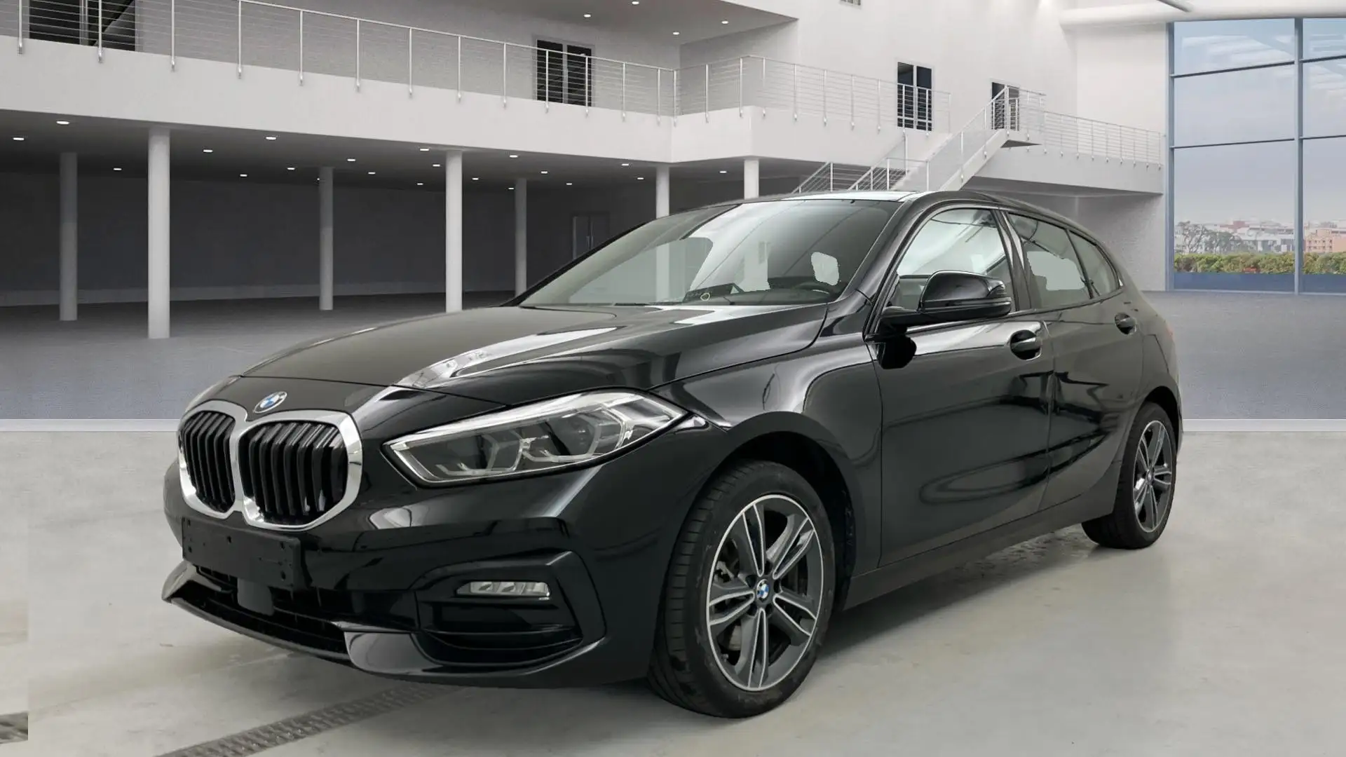BMW 118 118 i SportLine/ Illuminated Berlin/ Finanzierung* Negro - 1
