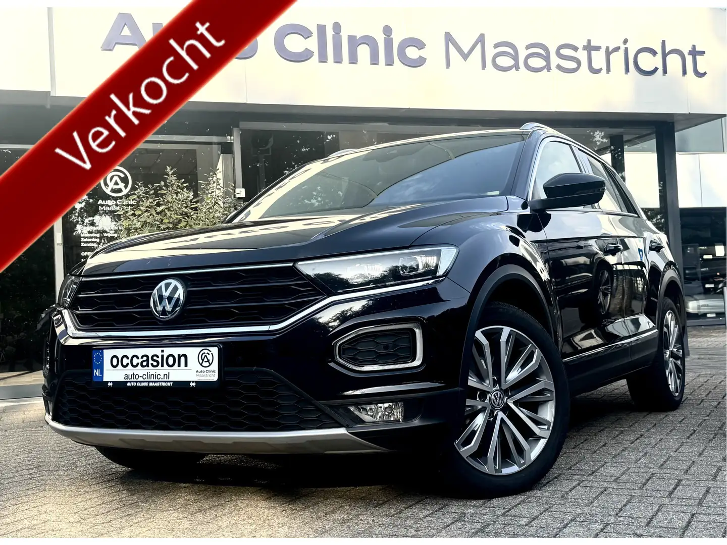 Volkswagen T-Roc 1.5 TSI Sport 150PK | 12 MDN GARANTIE | VIRTUAL | Schwarz - 1