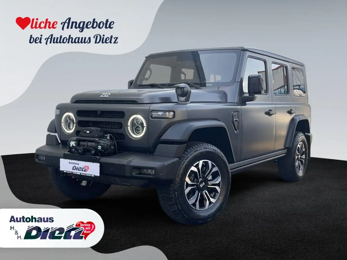 BAW 212 - LED*el. Trittbretter*Seilwinde*360° Kamera Gris - 1