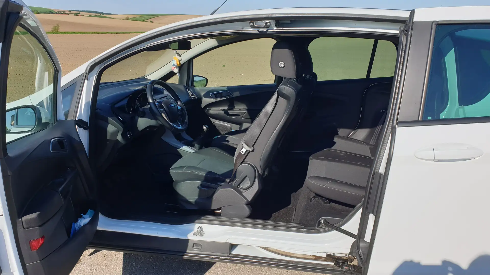 Ford B-Max Trend 1,0 EcoBoost Klima, Freisprech, AHK, Parksen Weiß - 1