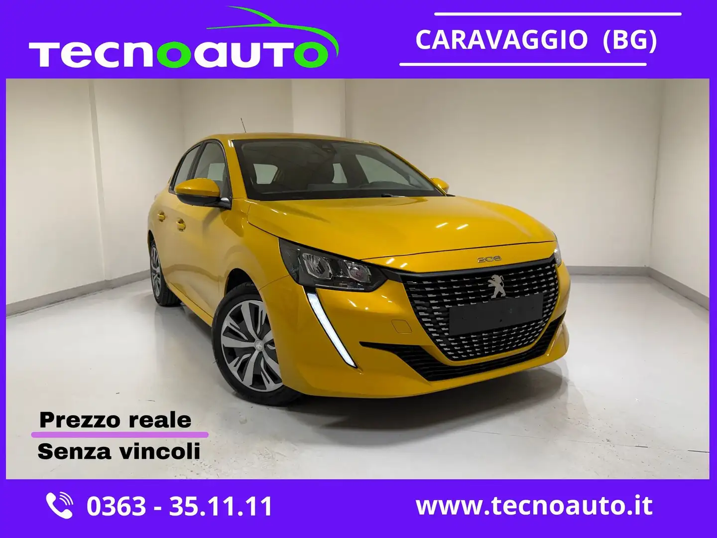 Peugeot 208 208 PureTech 100 S&S 5Pt Active Jaune - 1