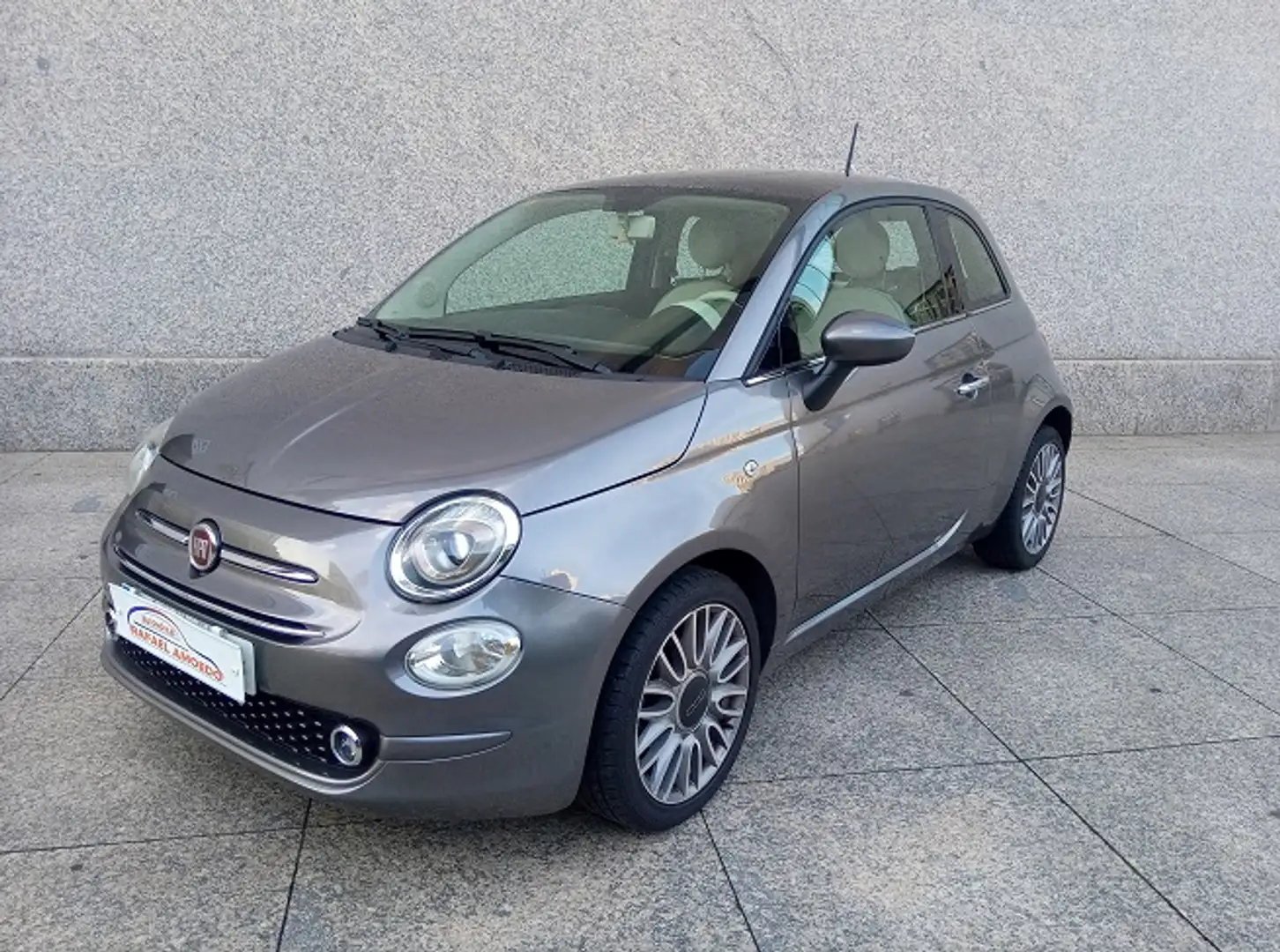Fiat 500 1.2 Lounge Gris - 1