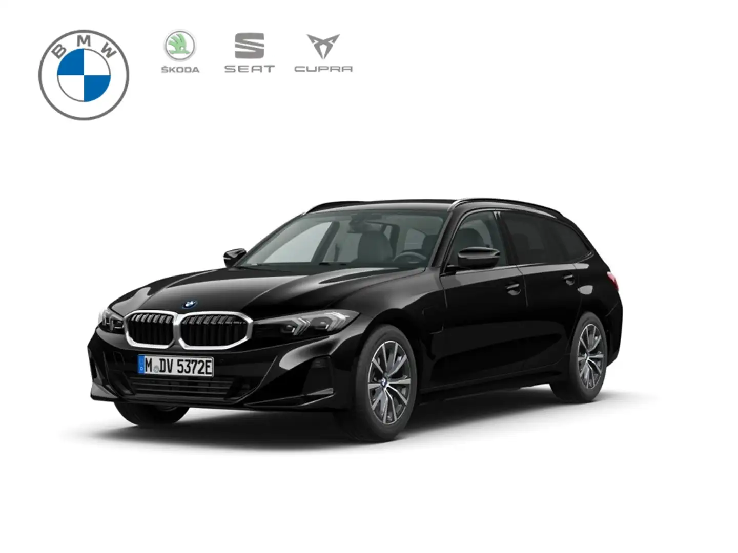 BMW 320 e Touring Park-Assistent Navi Leder Digitales Cock Schwarz - 1