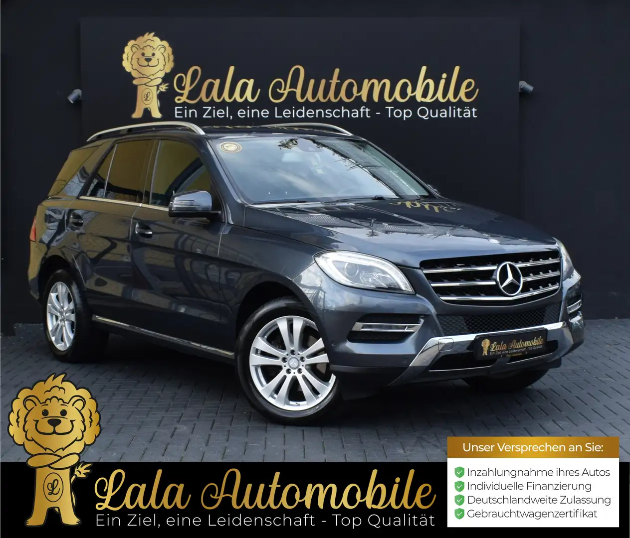 Mercedes-Benz ML 350 3.0 CDI 4Matic TEMPOMAT LEDER AHK KLIMA Grau - 1