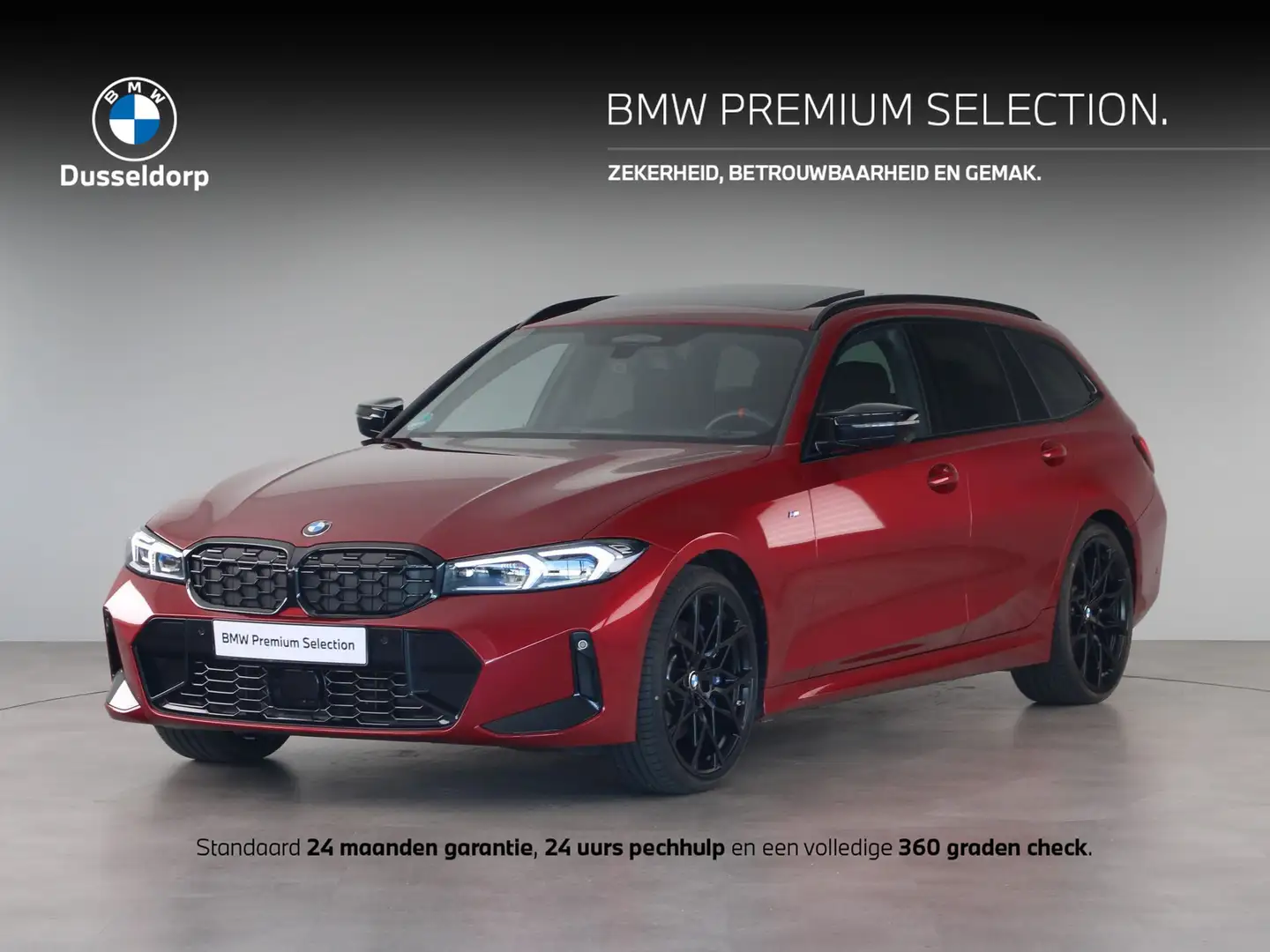 BMW 340 3 Serie Touring M340i xDrive Rouge - 1