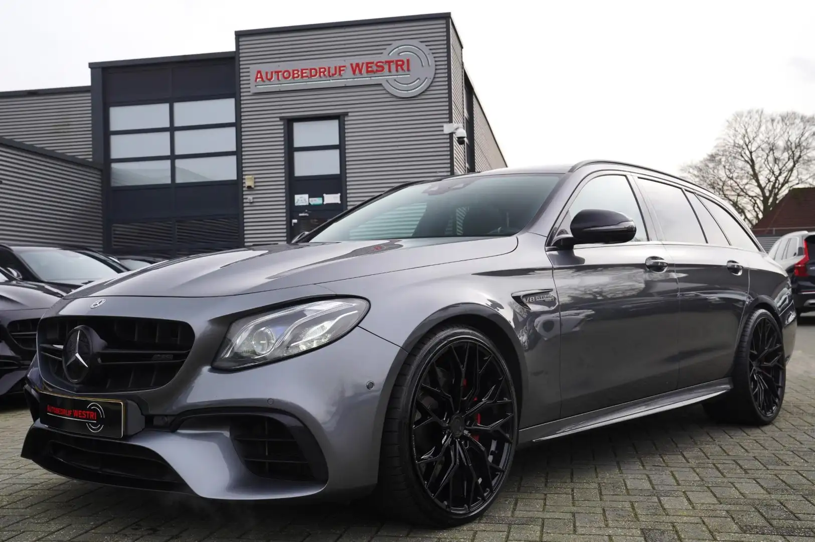 Mercedes-Benz E 63 AMG Estate S 4MATIC| Full option| Pano|Burmeister|Voss Grijs - 1