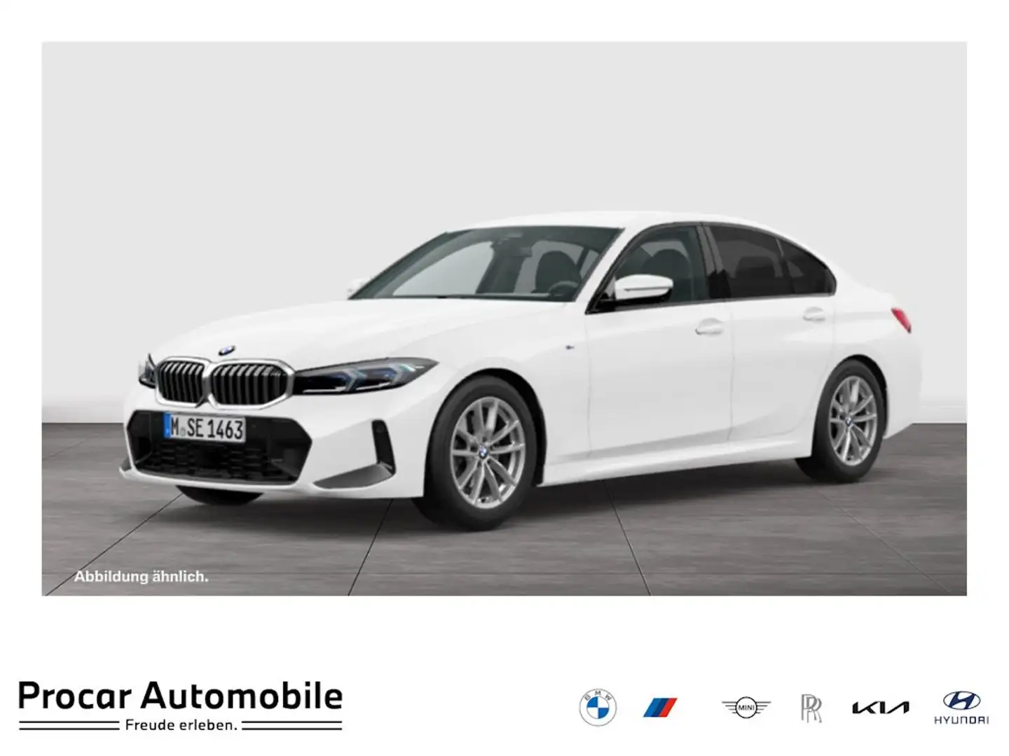 BMW 320 i xDrive M SPORT+HuD+ACC+DA+360°+HiFi Weiß - 1