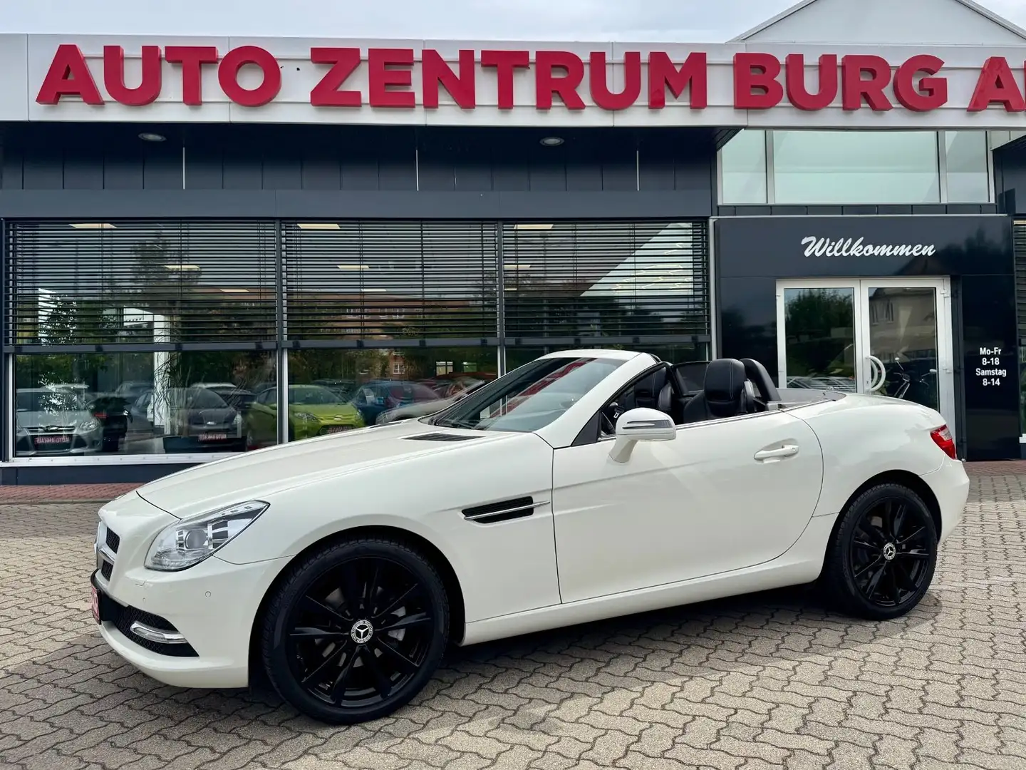 Mercedes-Benz SLK 200 Roadster BlueEffi Aut.Navi Leder BiXenon Білий - 1