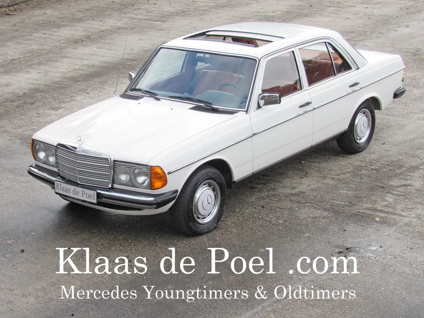 Mercedes-Benz 200 W123 200D schiebedach original 128.000 km bj 1980 Wit - 1