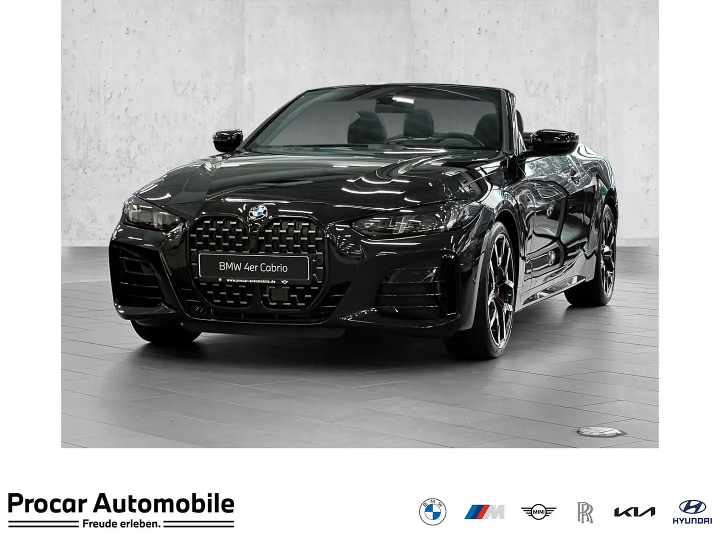 BMW 420 i M-Sport ACC RFK NAVI LED PA+ DA DAB 19" Schwarz - 1