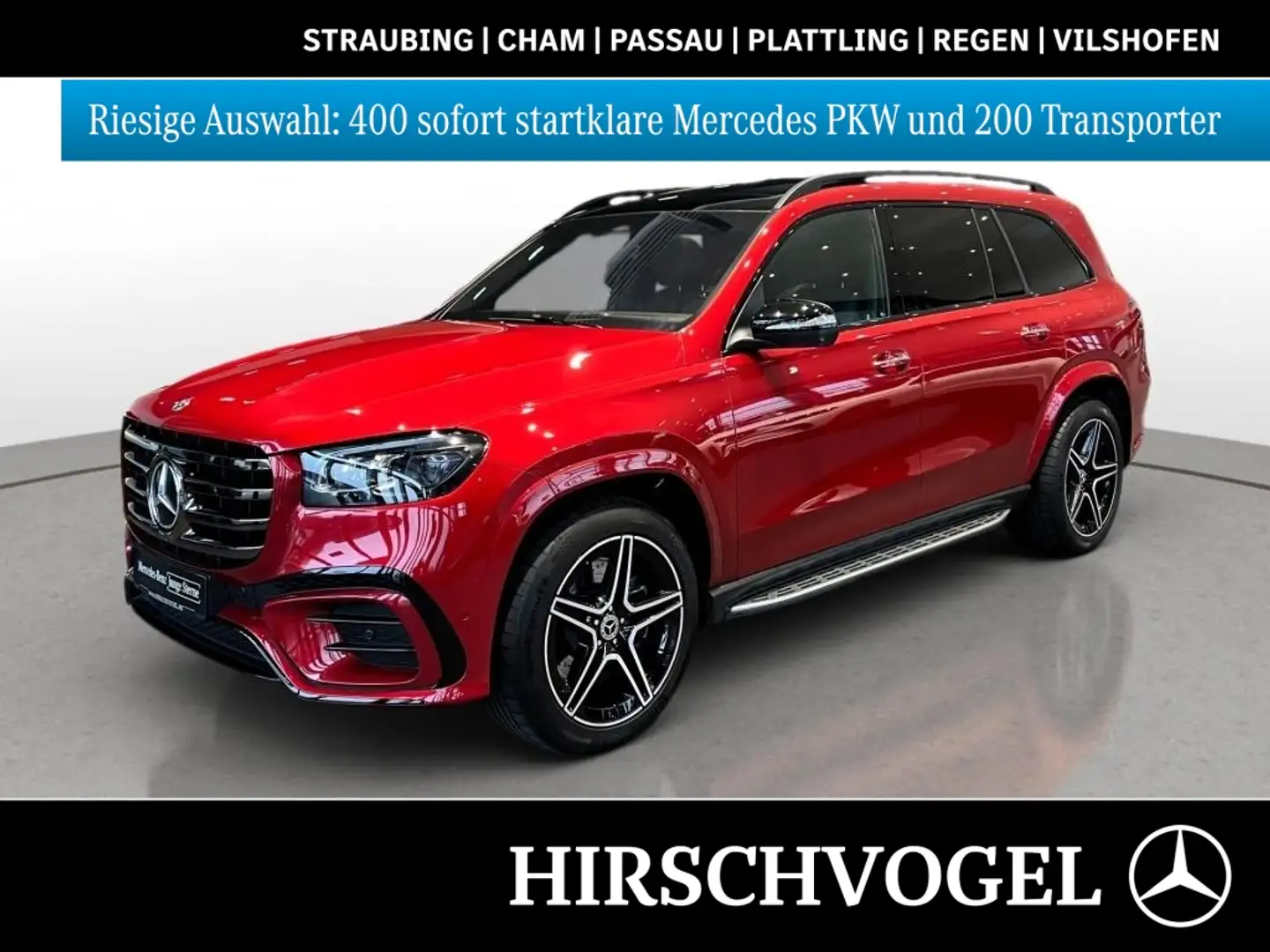 Mercedes-Benz GLS 450 d 4M AMG Line Premium Pl.+Night+AIRMATIC Rot - 1