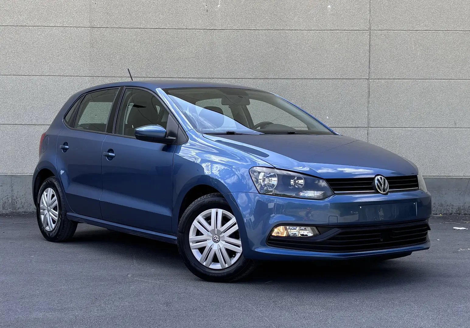 Volkswagen Polo 1.0i Trendline BMT Blauw - 1