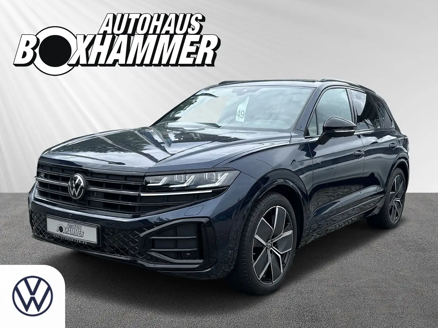Volkswagen Touareg 3.0 TDI DSG R-Line 4Motion AHK+NAVI+PANO+HUD+IQDR Blau - 1
