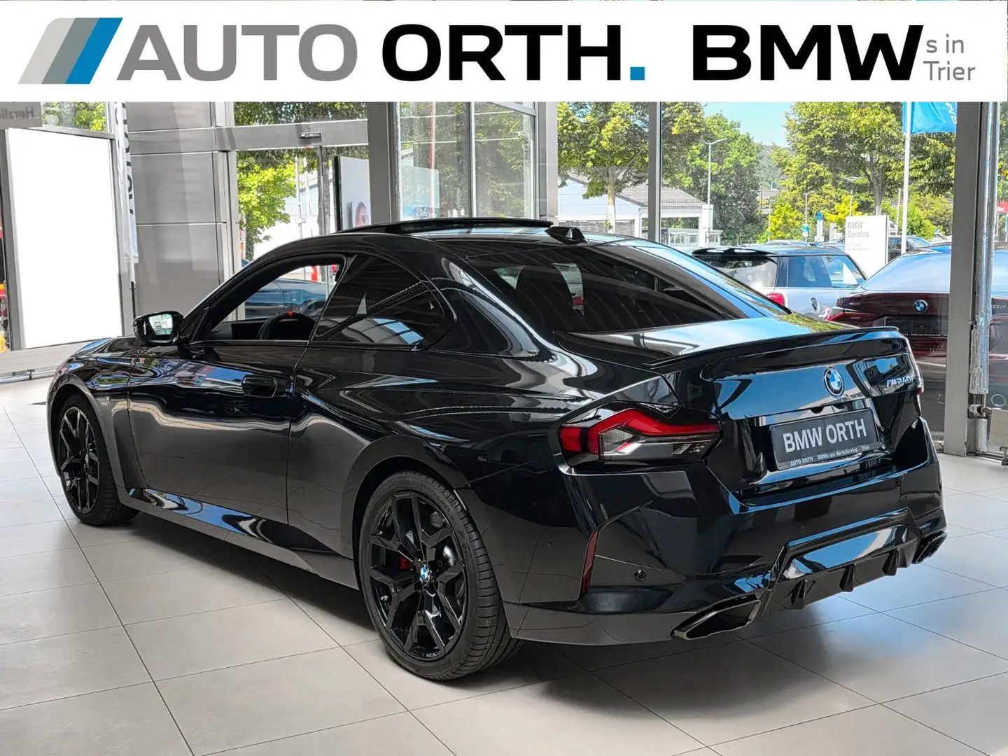 BMW 240 xDrive Coupé M-SPORT-PRO SD ACC 360° H/K Чорний - 2