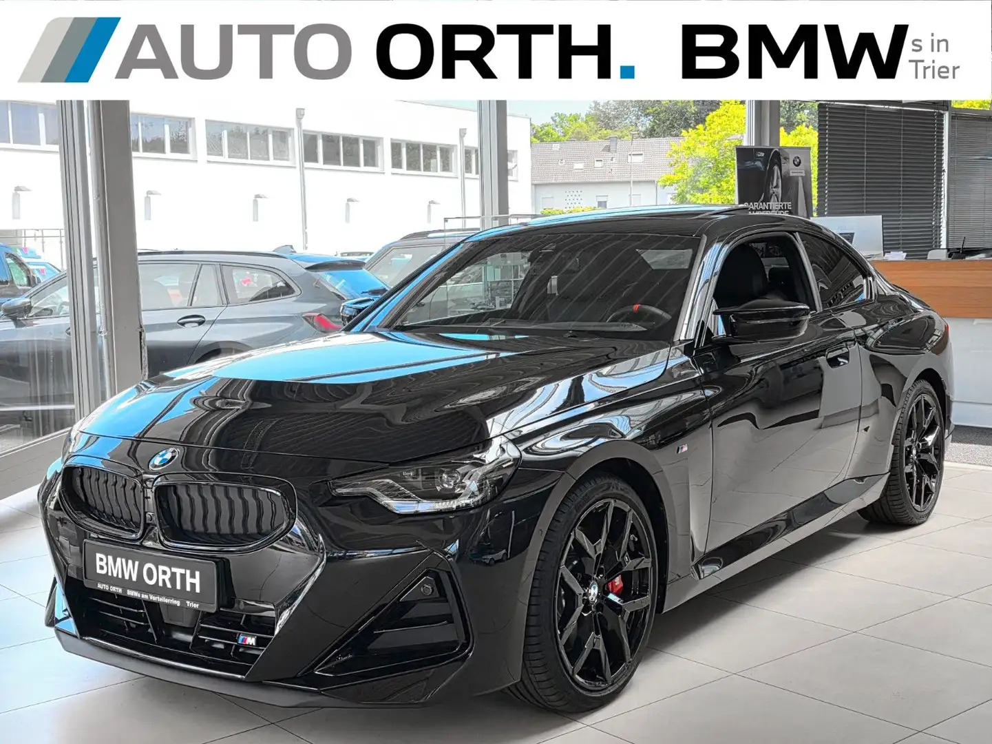BMW 240 xDrive Coupé M-SPORT-PRO SD ACC 360° H/K Чорний - 1