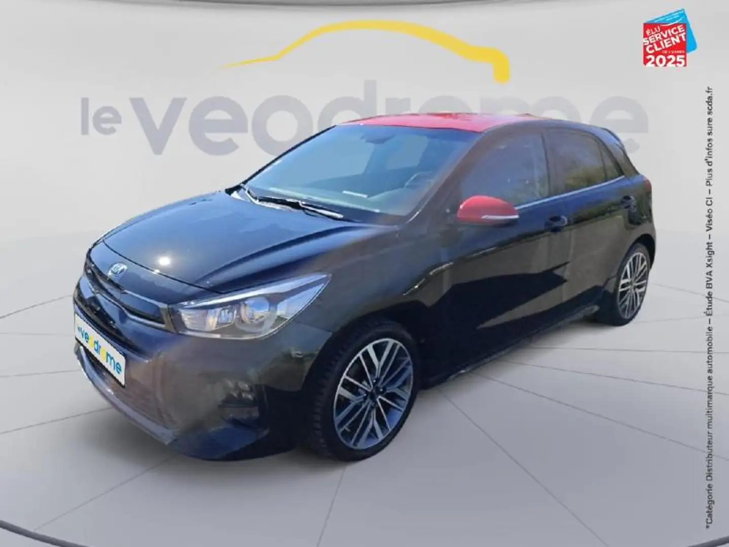 Kia Rio 1.0 T-GDI 120ch ISG GT Line Premium DCT7 Euro6d-T  Zwart - 1