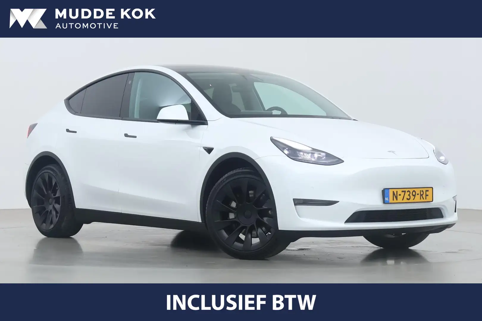 Tesla Model Y Long Range AWD 75 kWh | Incl. BTW | Panoramadak | Bílá - 1