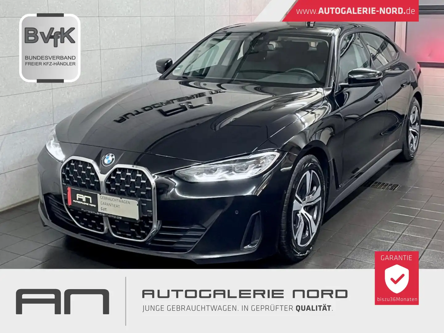 BMW 430 d xDrive Grand Coupe Leder+AHK+Navi Schwarz - 1