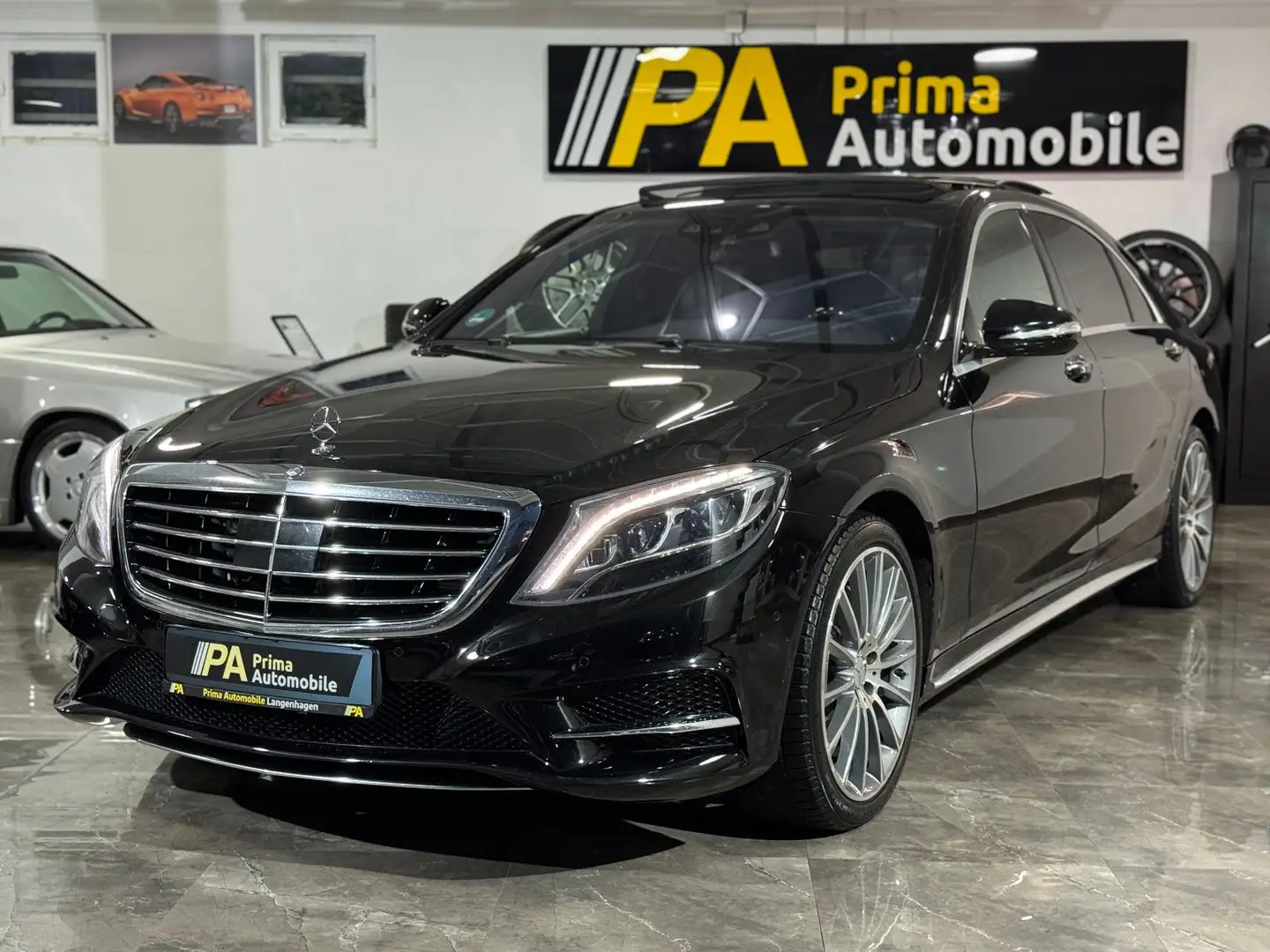 Mercedes-Benz S 350 d Lang AMG-Line Burmester Pano Distronic Schwarz - 1