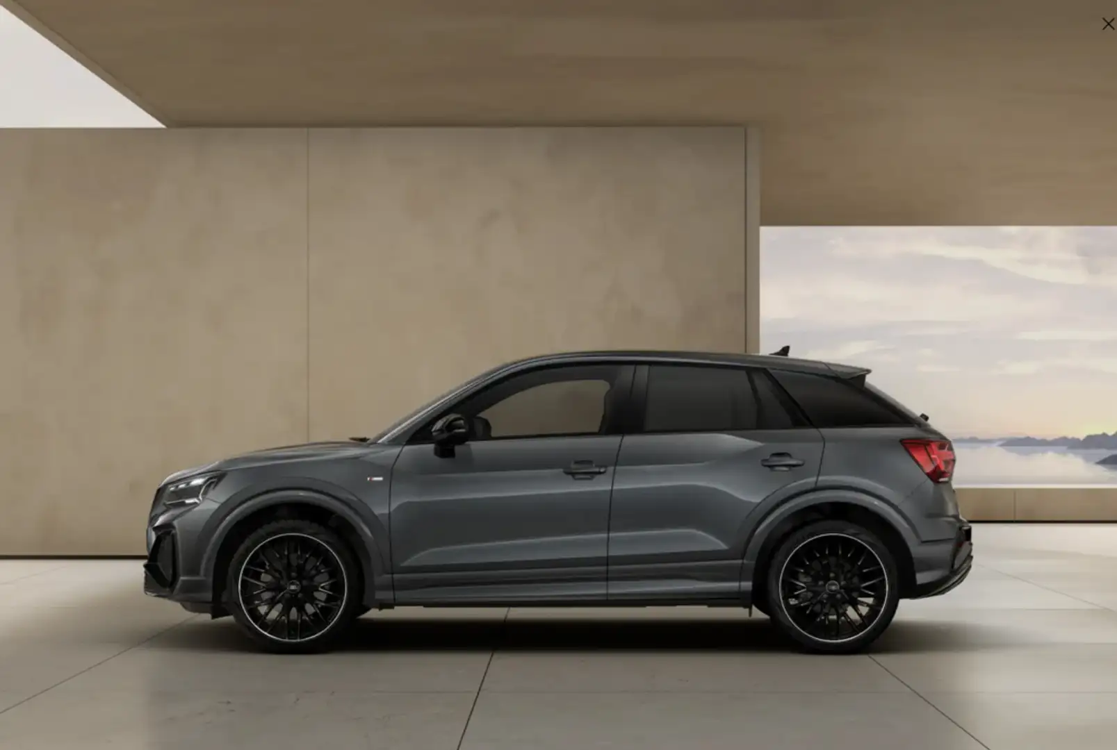 Audi Q2 35 TFSI Black line edition S tronic 110kW Grijs - 2
